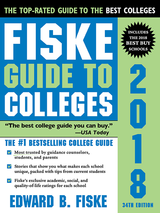 Title details for Fiske Guide to Colleges 2018 by Edward B Fiske - Available